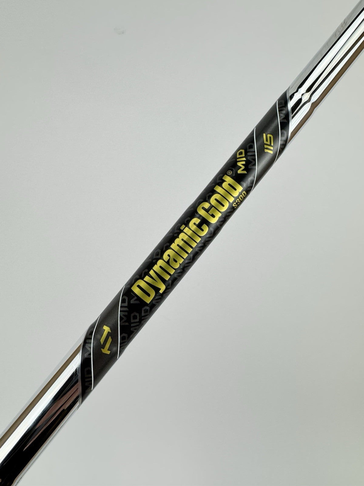 Dynamic Gold 115 Iron Shaft Mid S300 Stiff Flex Steel 36.25” /0.355 /327100
