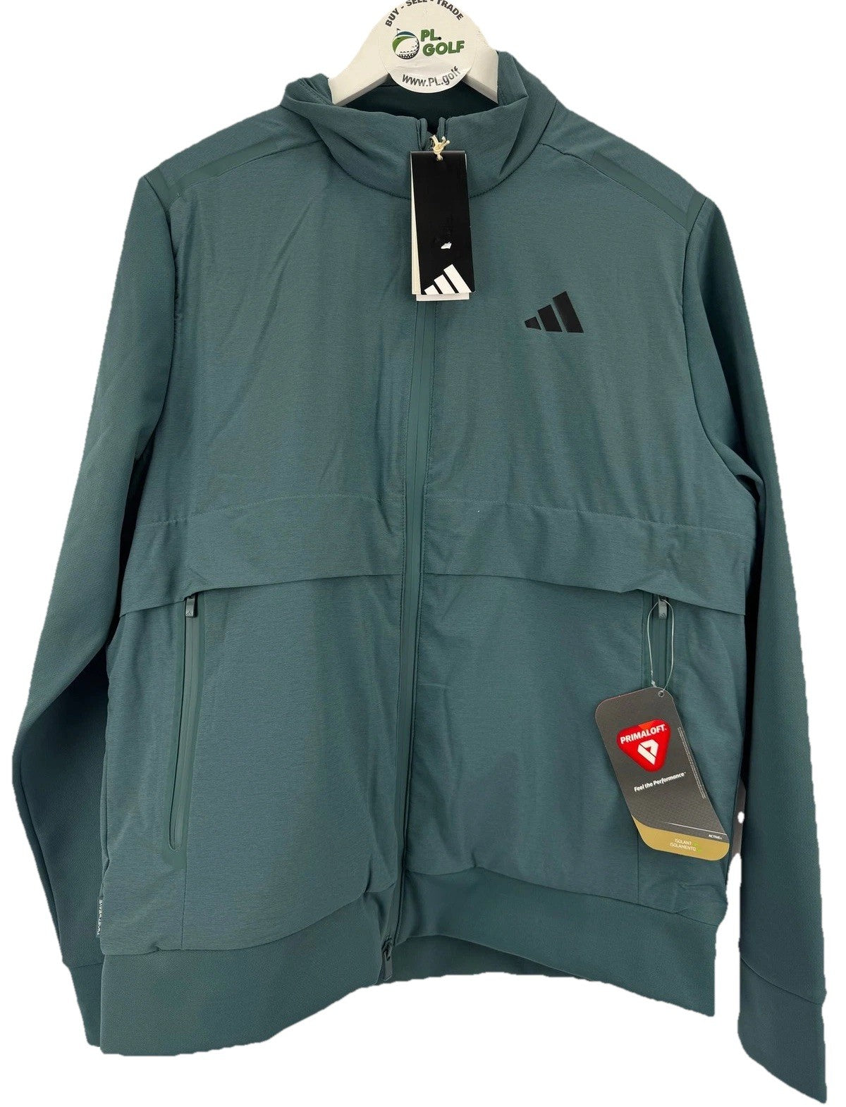 Mens Adidas Ultimate365 Tour Frostguard Jacket Size Medium Aqua Full Zip/325180
