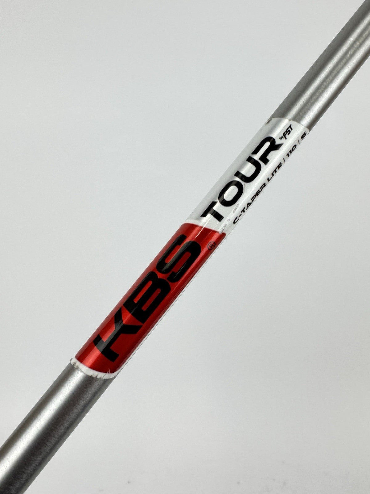 KBS Tour C-Taper Lite Iron Shaft 110 Stiff Flex Steel 35.5”/0.355 Tapered/318732