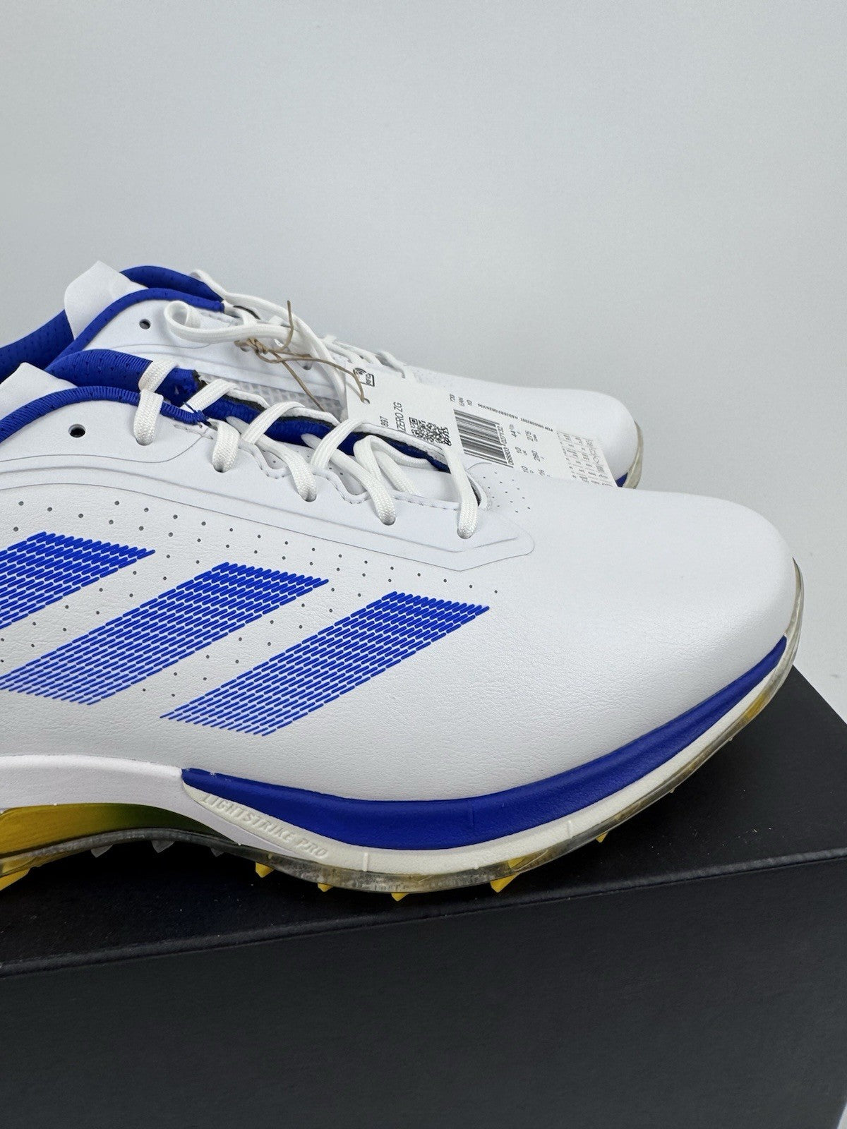 Adidas Adizero ZG Golf Shoes Mens Size UK 10 White Lightweight Comfort/314376
