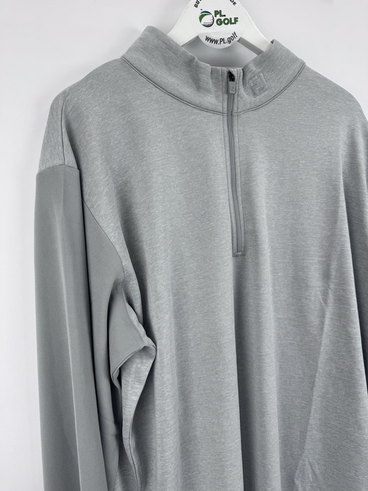 FootJoy Tonal Heather Chill-Out Pullover Mens Size 3XL Grey Long Sleeve/317145