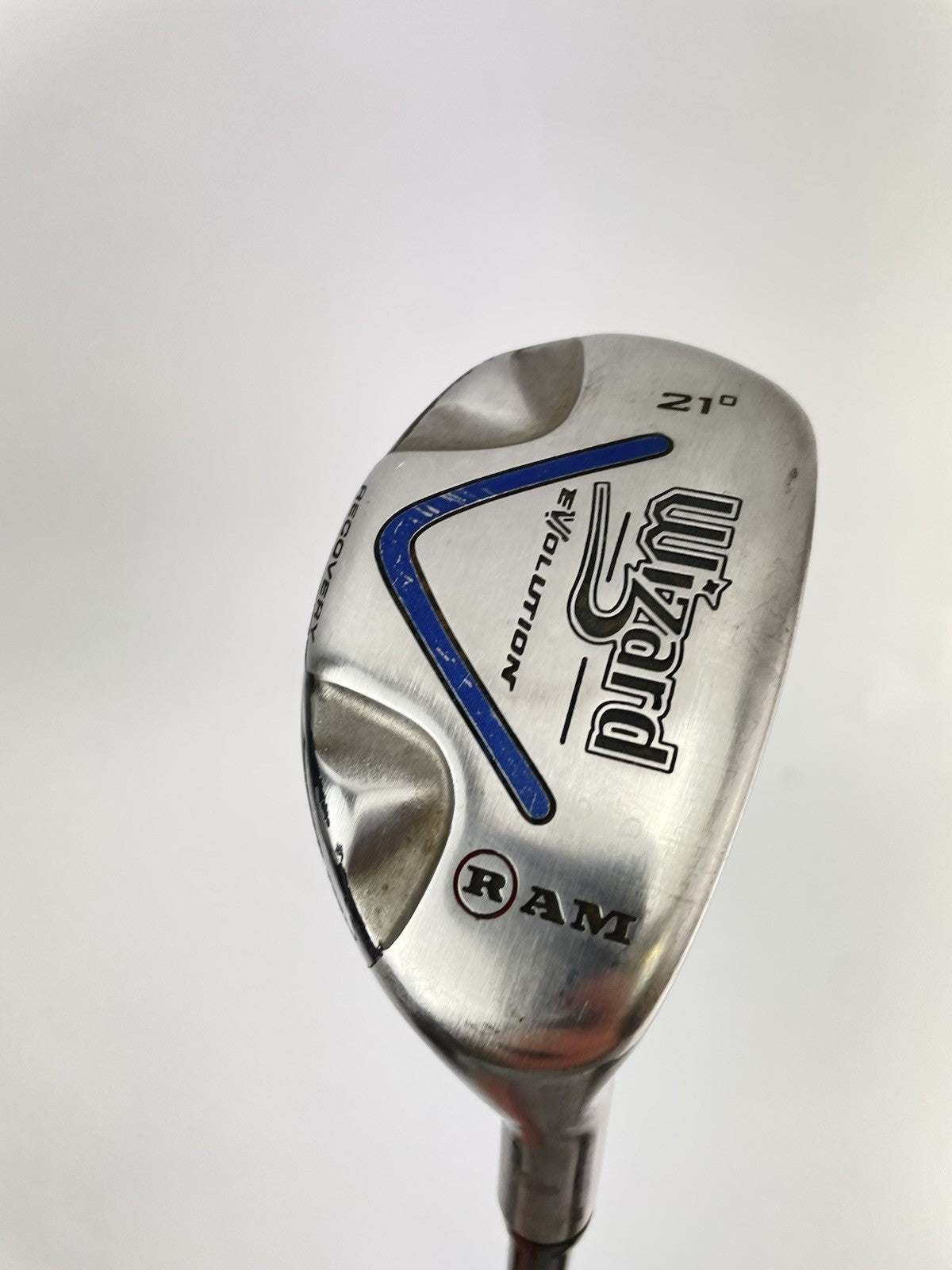 Ram Golf Hybrid 21* Wizard Stiff Flex Graphite /Right Handed /New Grip /277482