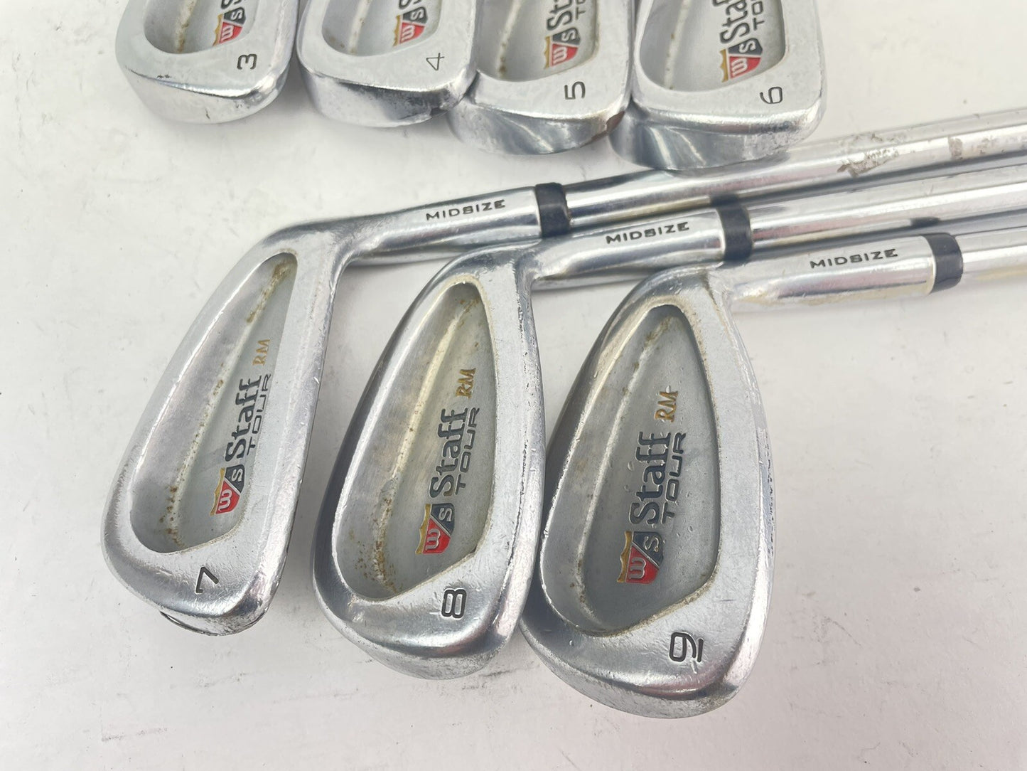 Wilson Staff Midsize Iron Set 3-9 RM Tour Regular Steel /Right /New Grips/177475