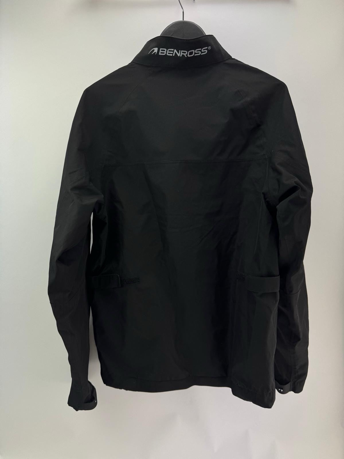 Mens Benross Hydro Pro X Golf Jacket Black Size Small Waterproof/ 305156
