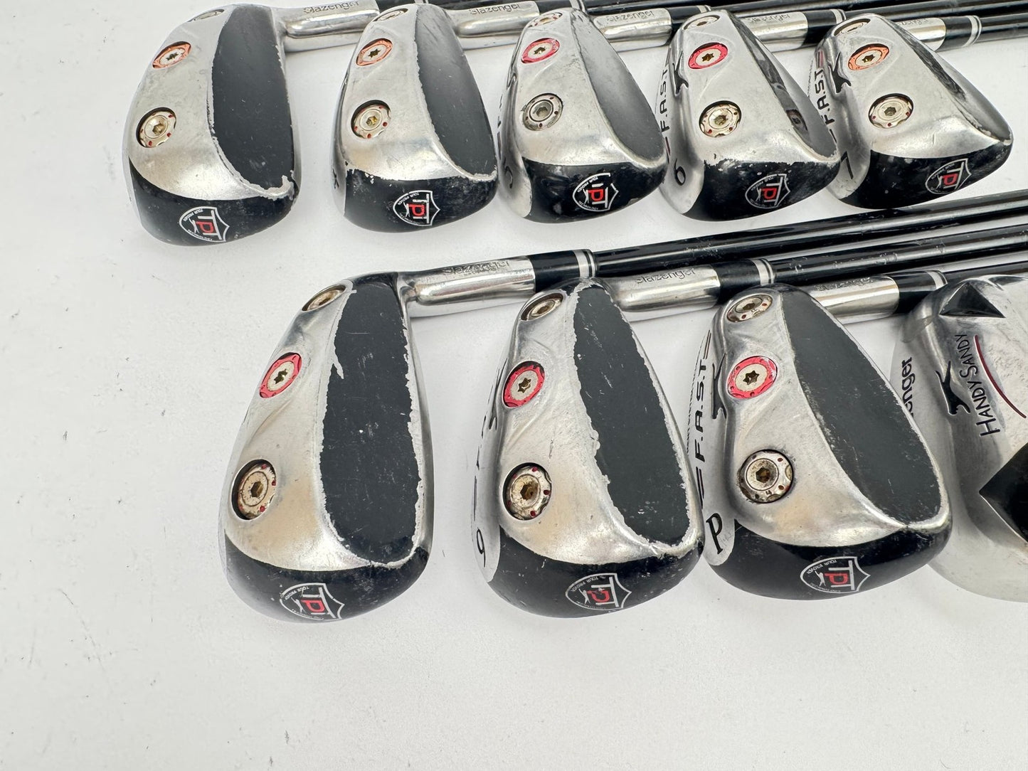 Slazenger FAST Iron Set 3 SW 9 Clubs Right Handed Regular Flex Graphite/361822