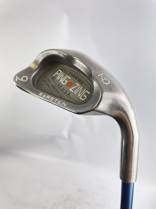 Ping Zing 9 Iron Orange Dot Stiff Flex Graphite /Right Handed /New Grip /55600