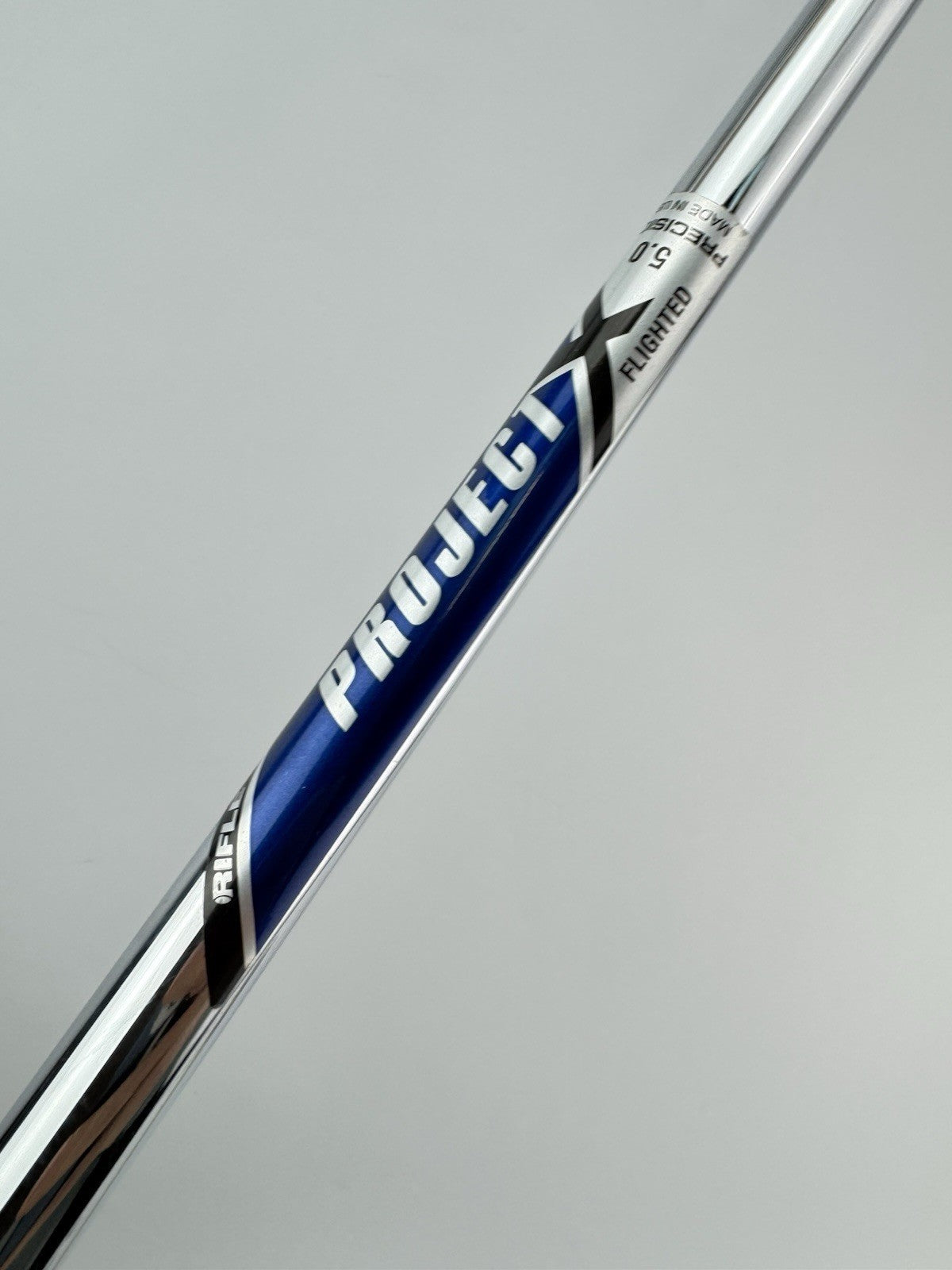 Project X Iron Shaft 5.0 Regular Flex Steel Flighted 37.5” /New /309093