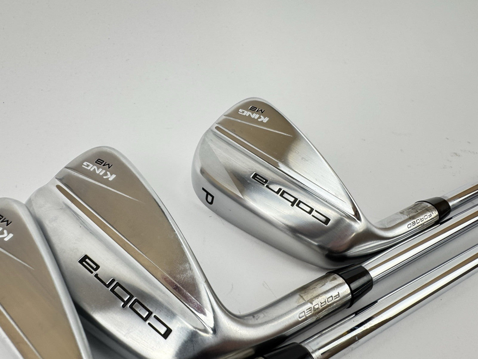Cobra King MB Irons 6,8+PW Left Handed Elevate MPH Stiff Steel /New Shaft/325743