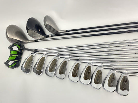 Mens Golf Package Set 13 Clubs Regular Flex /Right /New Midsize Grips /286830