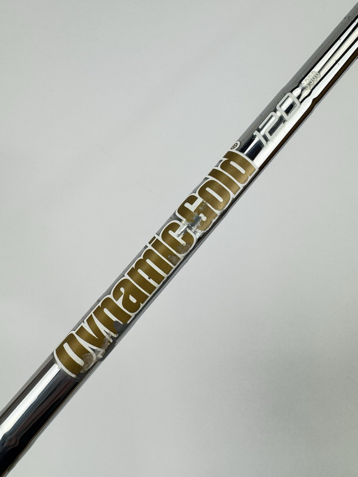 Dynamic Gold 120 Iron Shaft S300 Stiff Steel Pured 35.75” /0.355 Tapered /326270