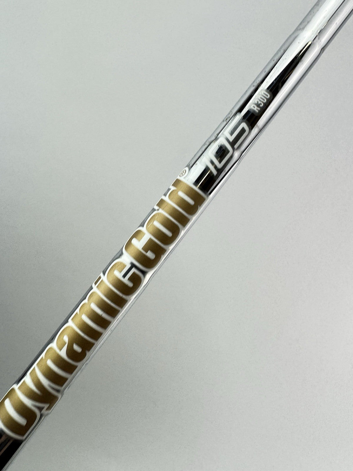 Dynamic Gold Iron Shaft 105 R300 Regular Flex Steel Pured 36” /0.355 Taper/310943