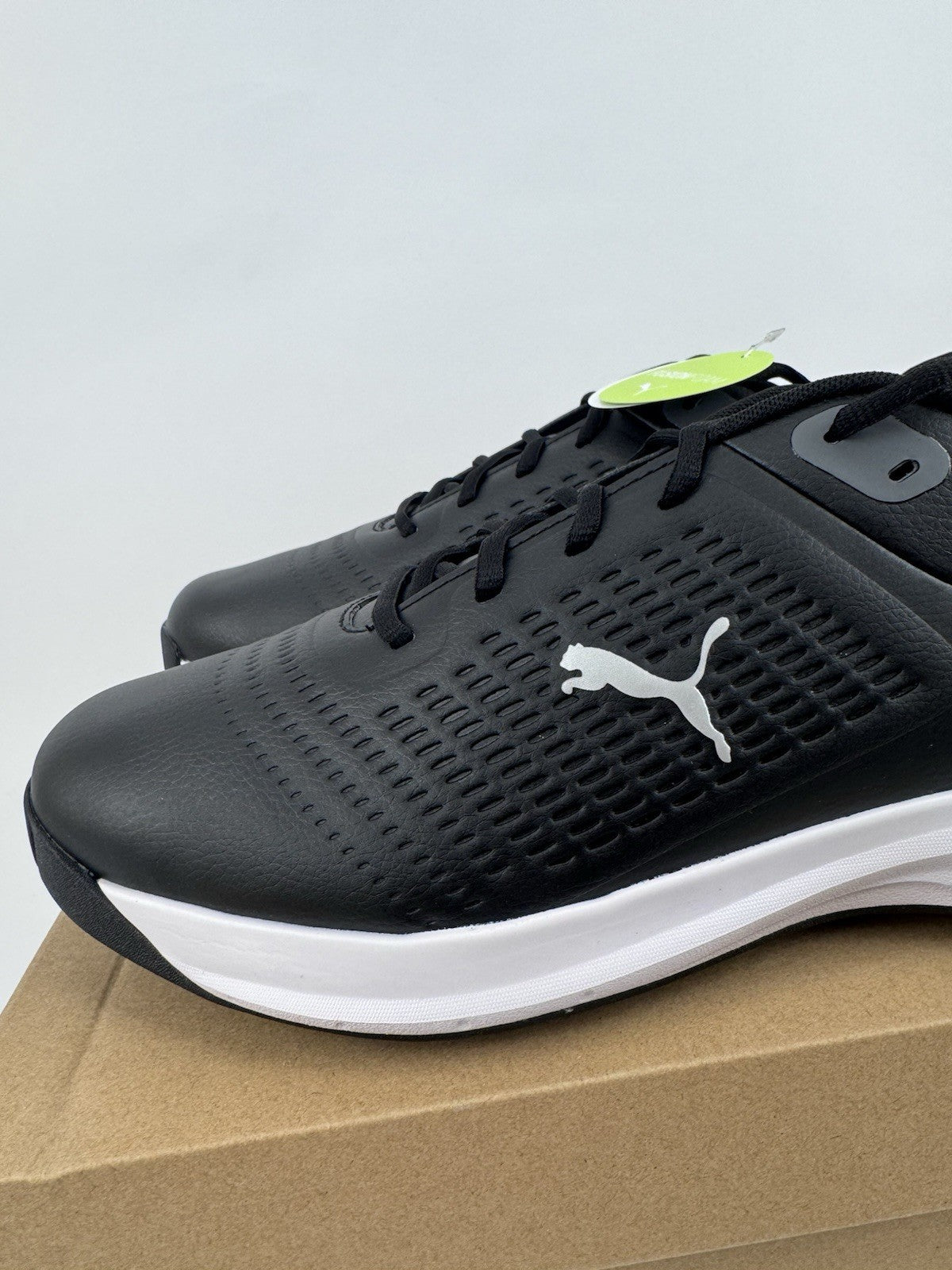 Puma Fusion Plus Spiked Golf Shoes Men's Size UK 10.5 Black Waterproof/320272