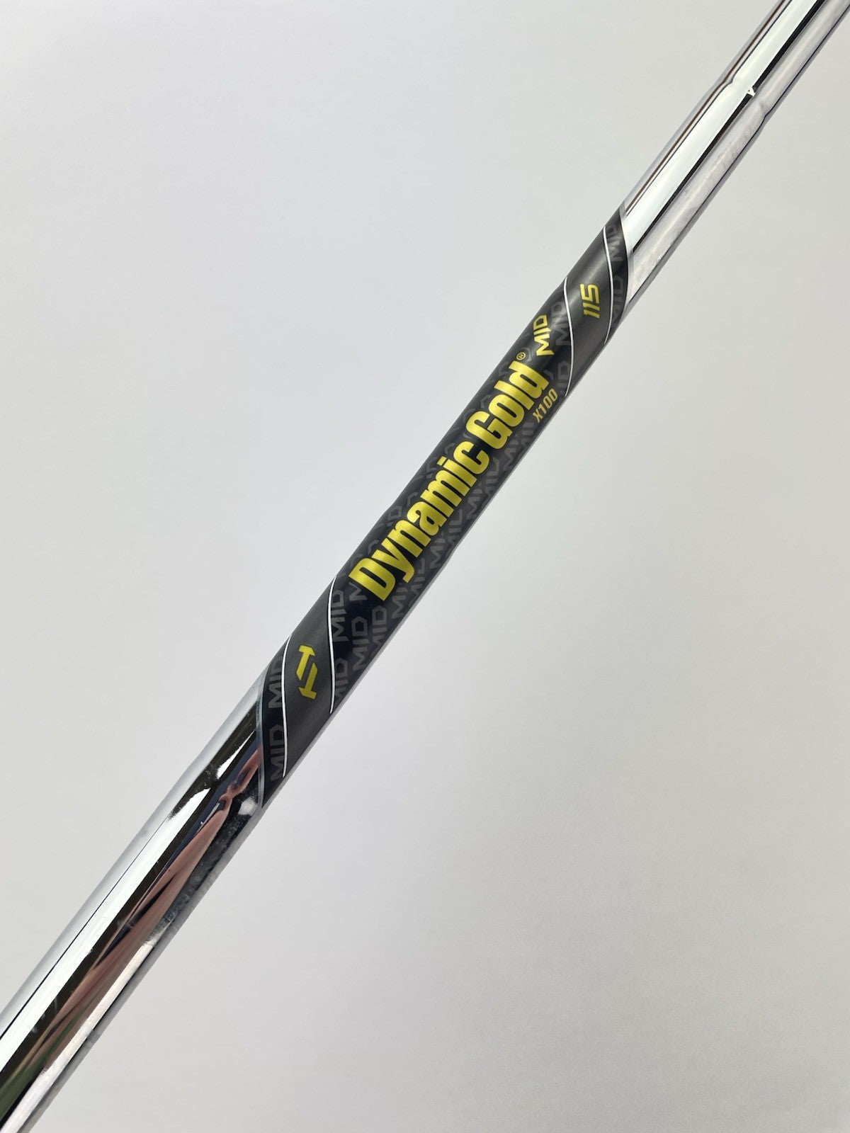 Dynamic Gold Mid 115 Iron Shaft X100 X Flex Steel 35.5” /0.355 Tapered /297230