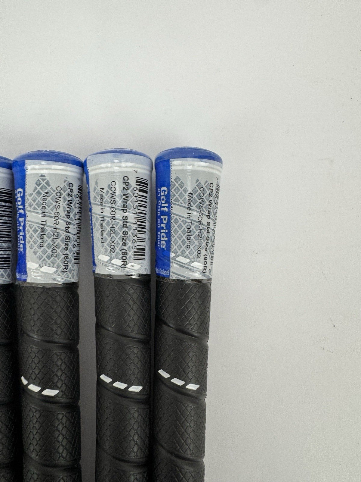 Golf Pride CP2 Wrap Golf Grips (7) Men’s Standard /Black/Blue /New /337818