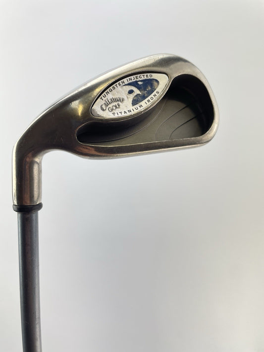 Callaway Hawk Eye 6 Iron Firm Flex Graphite /Left Handed /New Grip /280660
