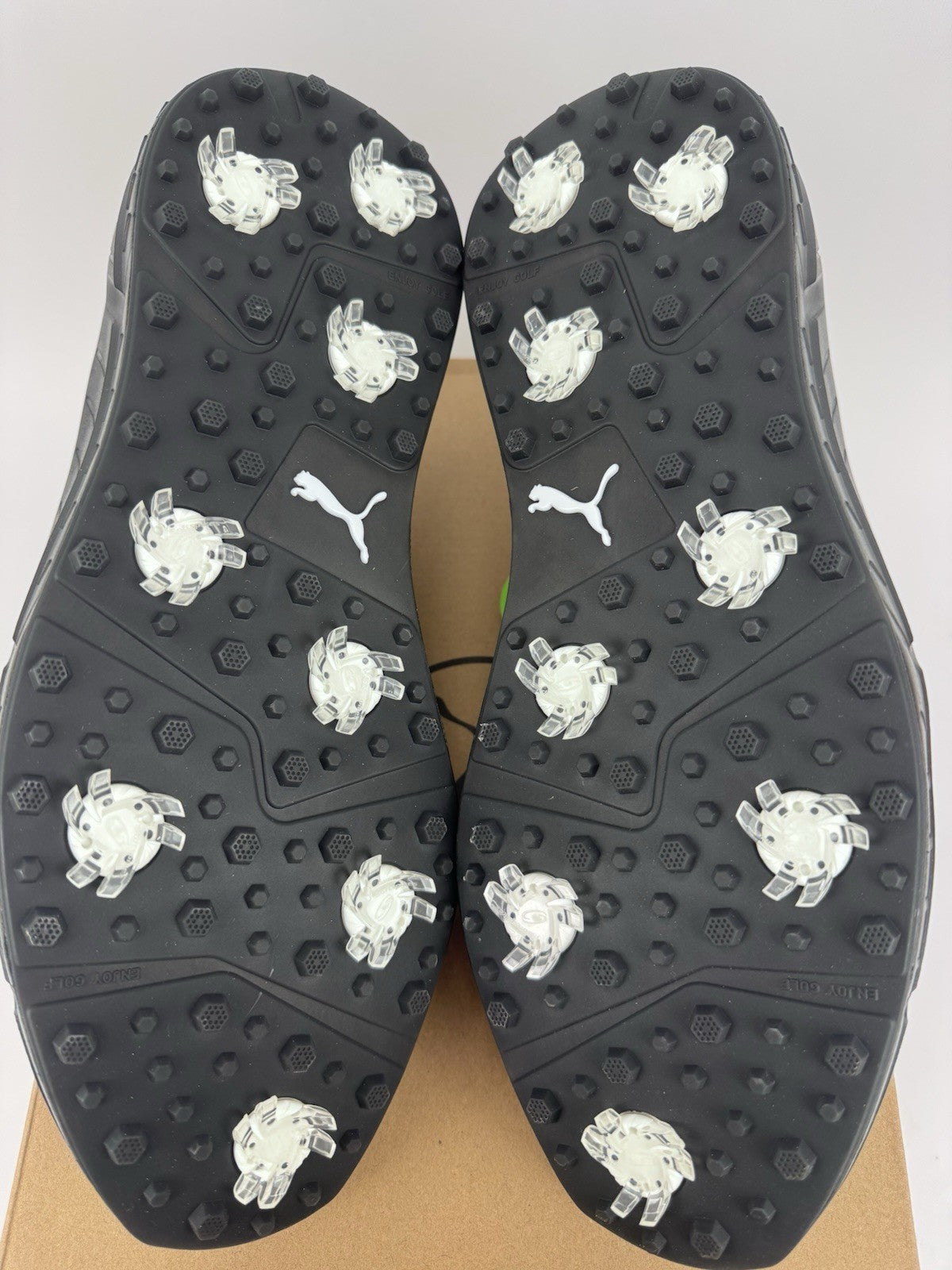 Puma Ignite Elevate 2 Tour Men's Golf Shoes Size UK 10 Black Waterproof/319216