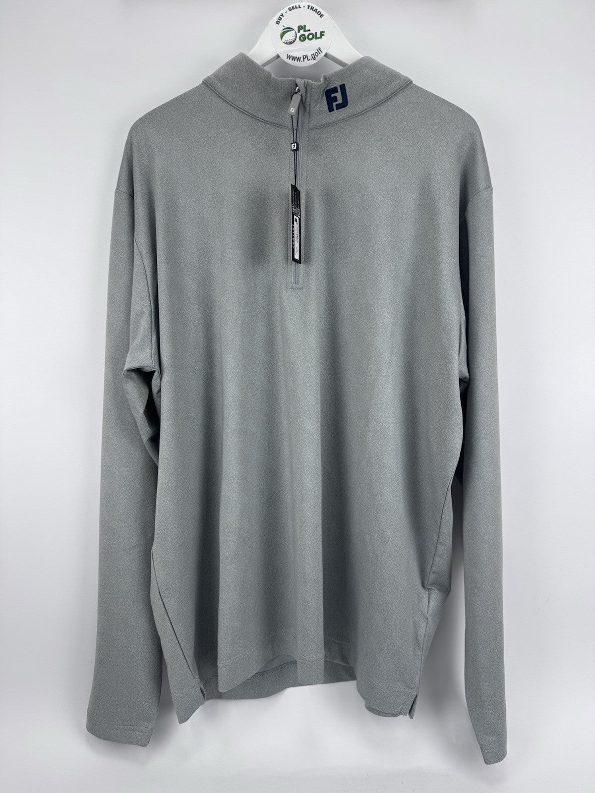 FootJoy Speckle Print Chill-Out Men's Golf 3XL Pullover Grey Quarter/317060