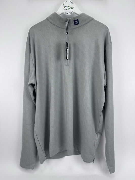 FootJoy Speckle Print Chill-Out Men's Golf 3XL Pullover Grey Quarter/317060