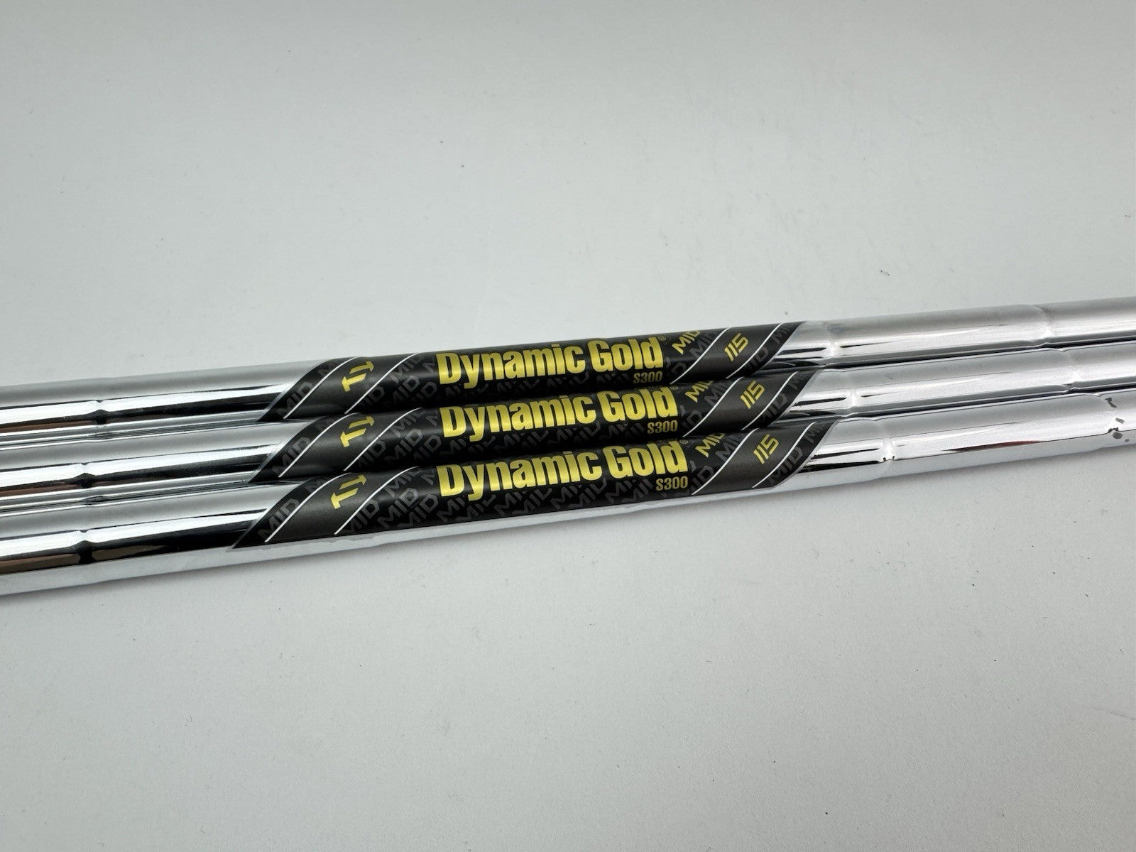 Dynamic Gold Wedge Shaft Set (3) +1/2 Mid 115 S300  Stiff Steel /0.355 /328930