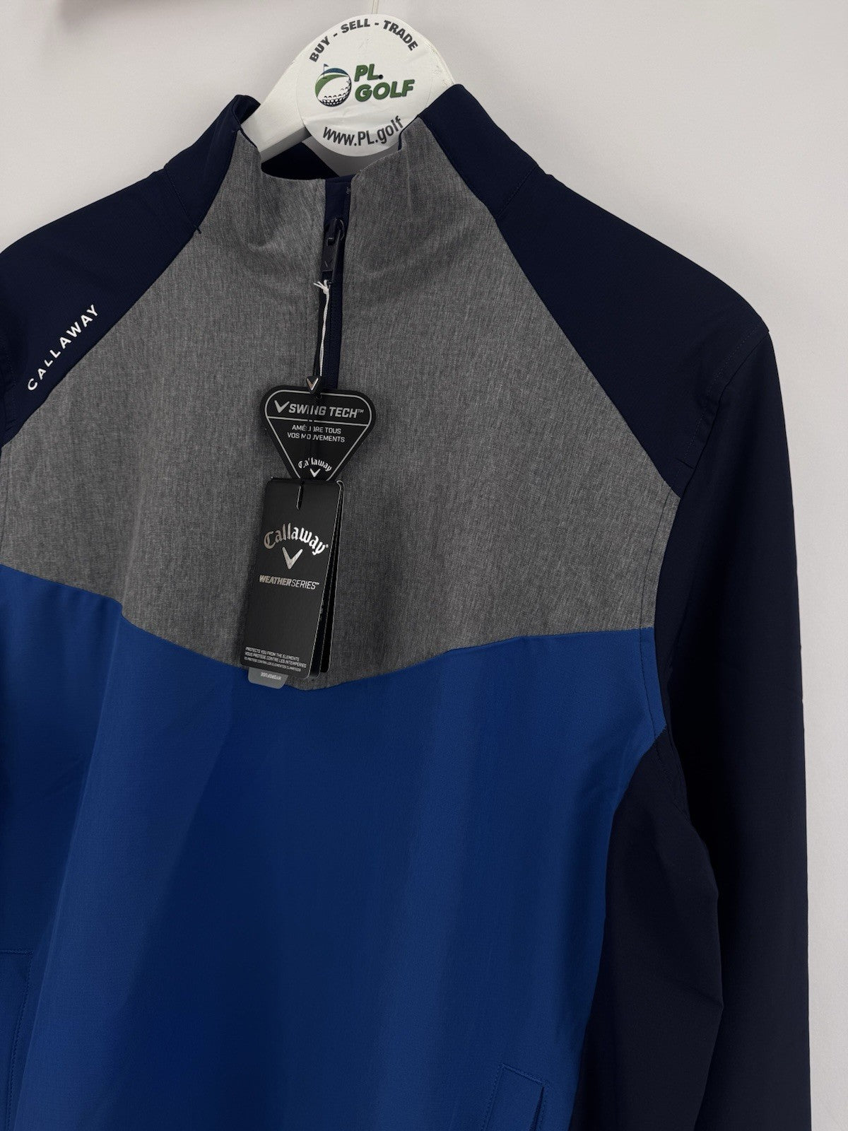 Men’s Callaway Golf Weather Series 1/2 Zip Jacket Size Medium Waterproof/323921