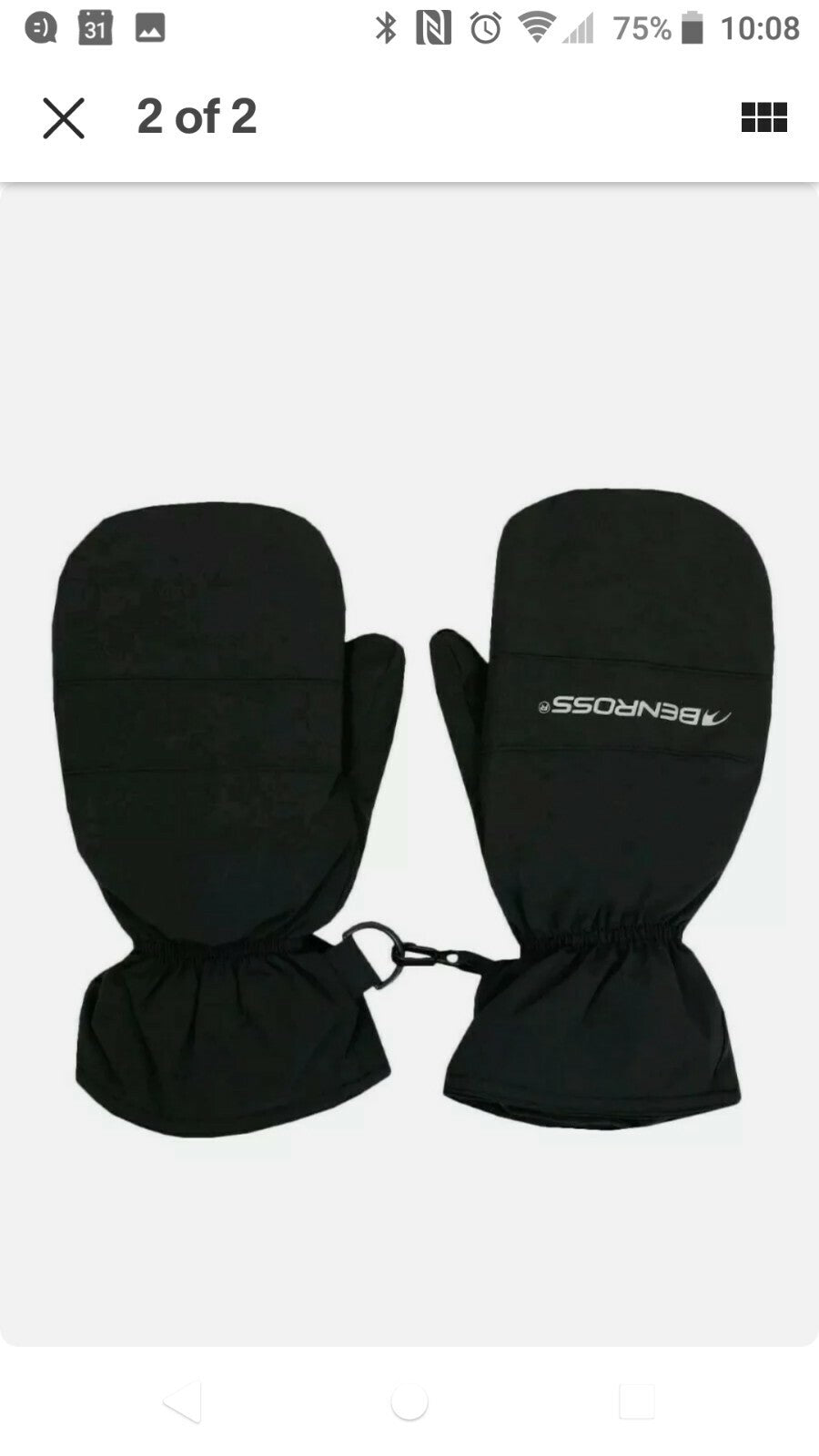 Benross Golf Winter Pack Golf Beanie Hat Winter Mitts Gloves L/XL /Brand New1