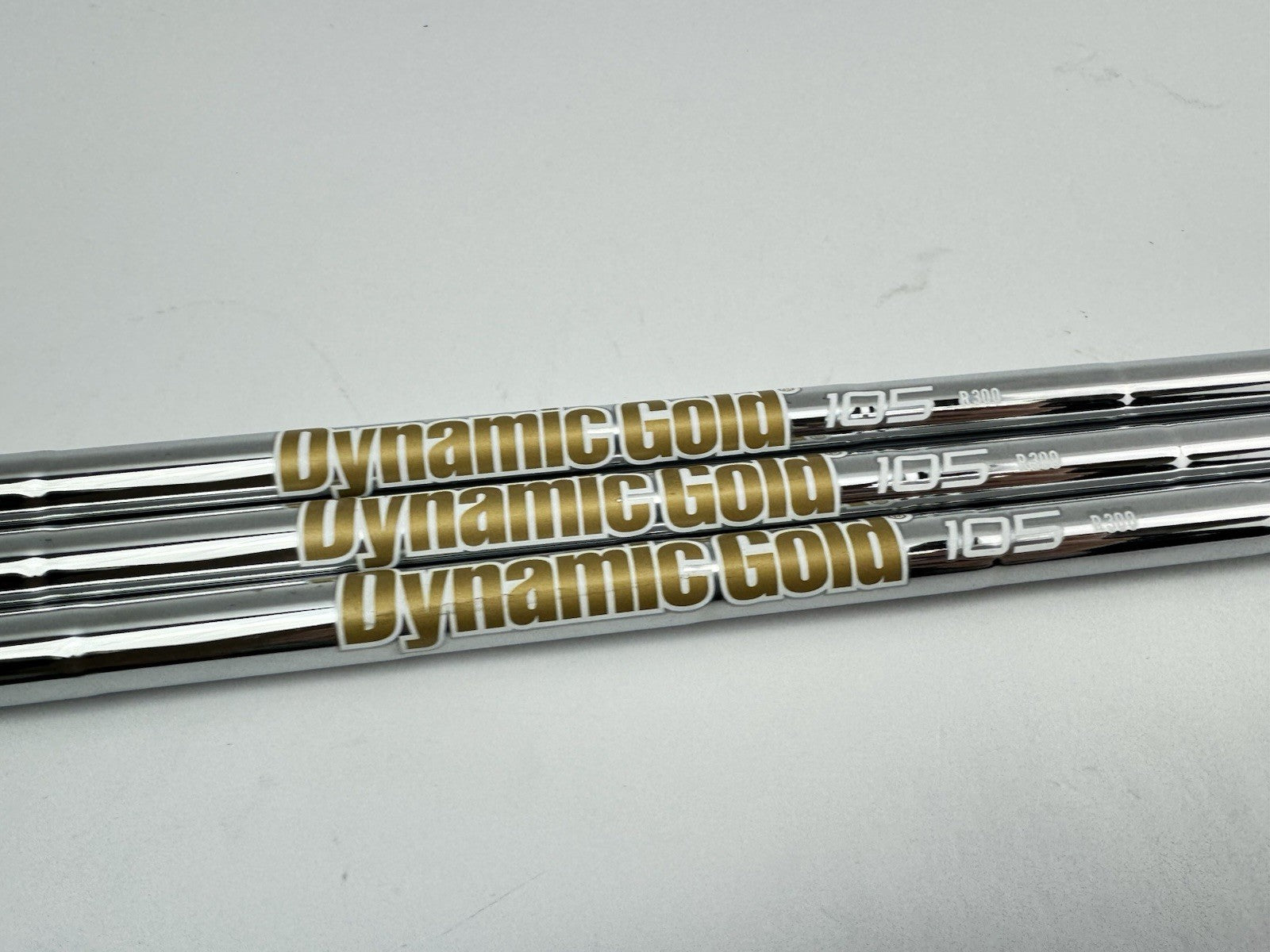 Dynamic Gold Wedge Shaft Set (3) 105 R300 Regular Steel /0.355 Tapered /328872