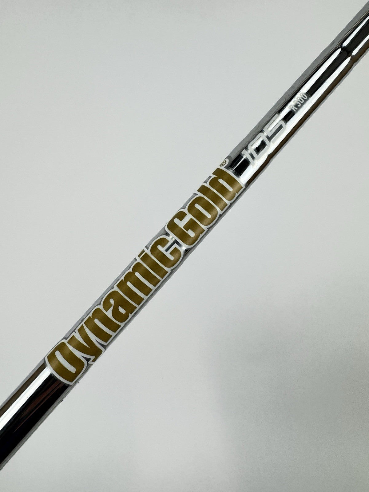 Dynamic Gold 105 Iron Shaft R300 Regular Flex Steel 35.25” /0.355 Tapered /328130
