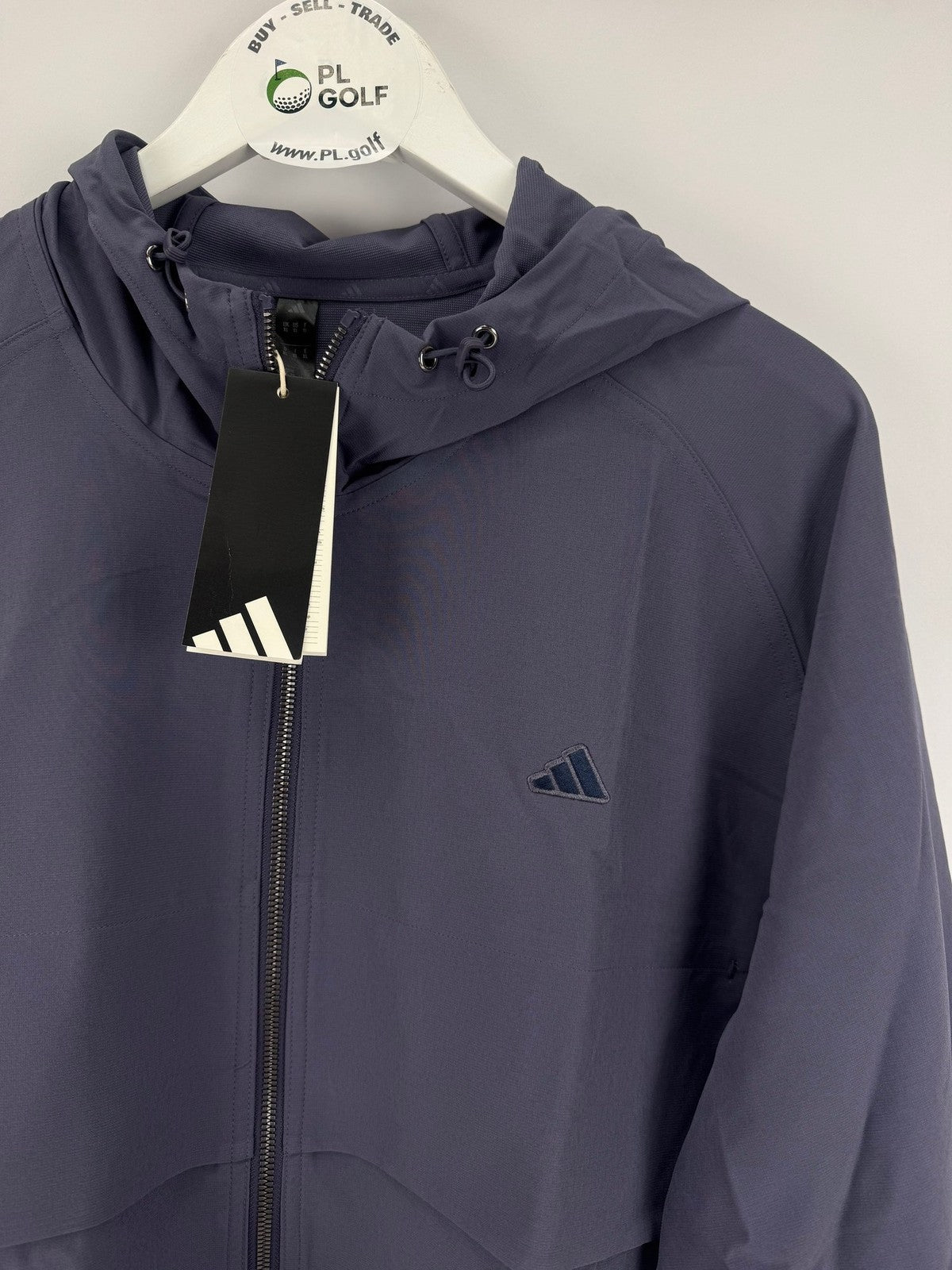 Adidas Go-To Full Zip Windbreaker Men's Small Purple Lightweight Jacket/327762