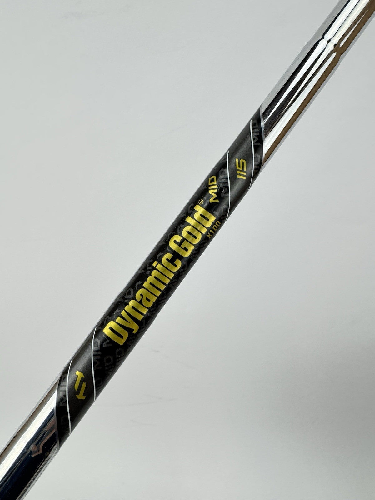 Dynamic Gold Mid 115 Iron Shaft X100 X Flex Steel 36.25” /0.370 Parallel /348540