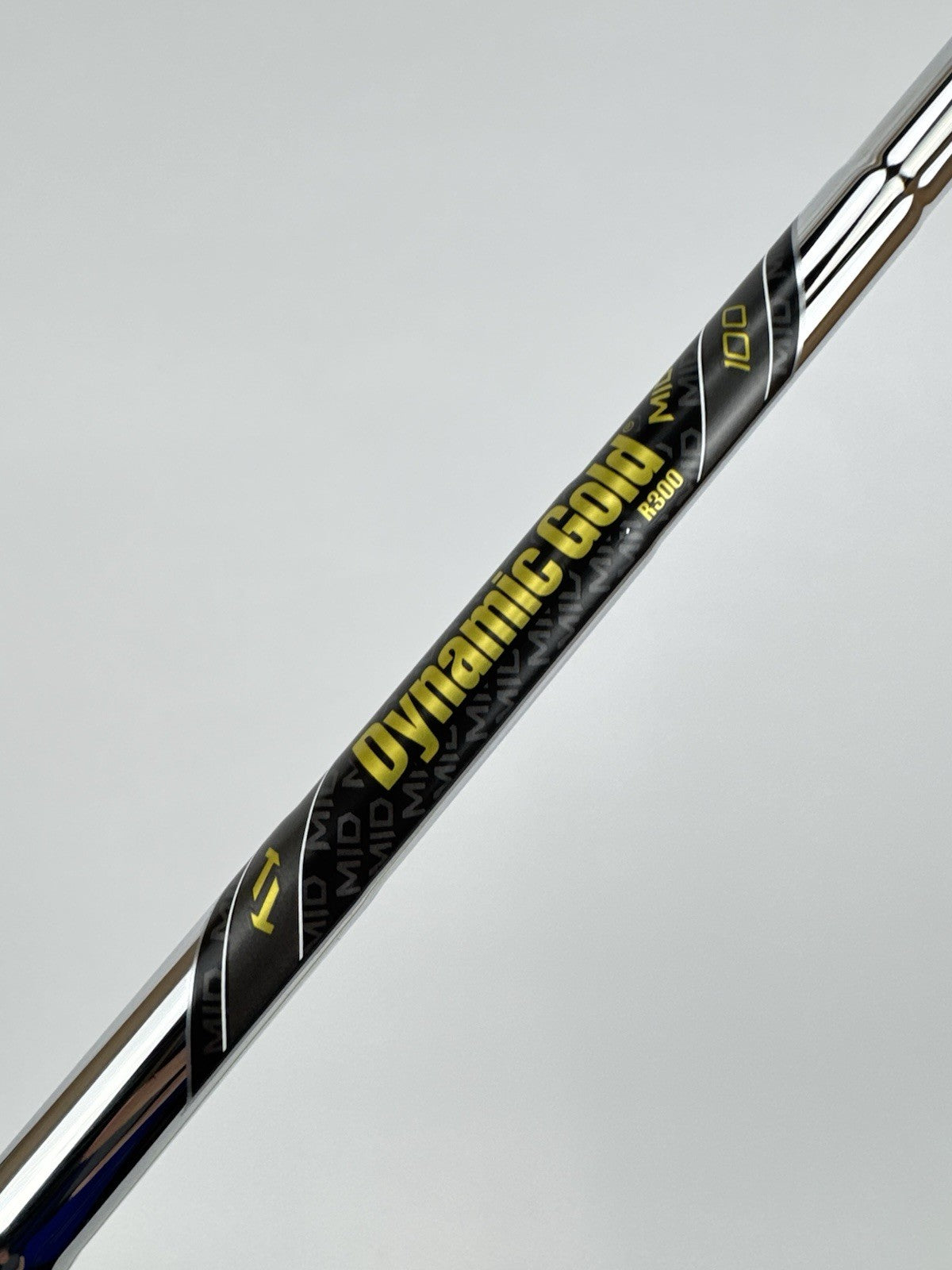 Dynamic Gold Mid 100 Iron Shaft R300 Regular Flex Steel 35.5” /0.355 /318943