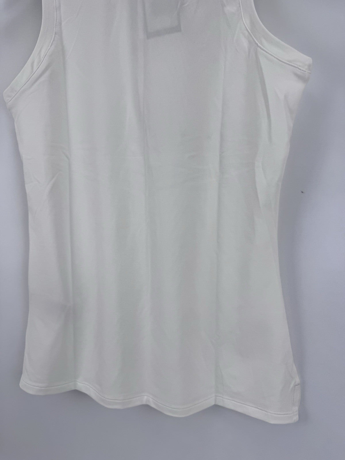 adidas Ultimate365 Women’s Golf White Sleeveless Polo Shirt Size XS/ 3179210