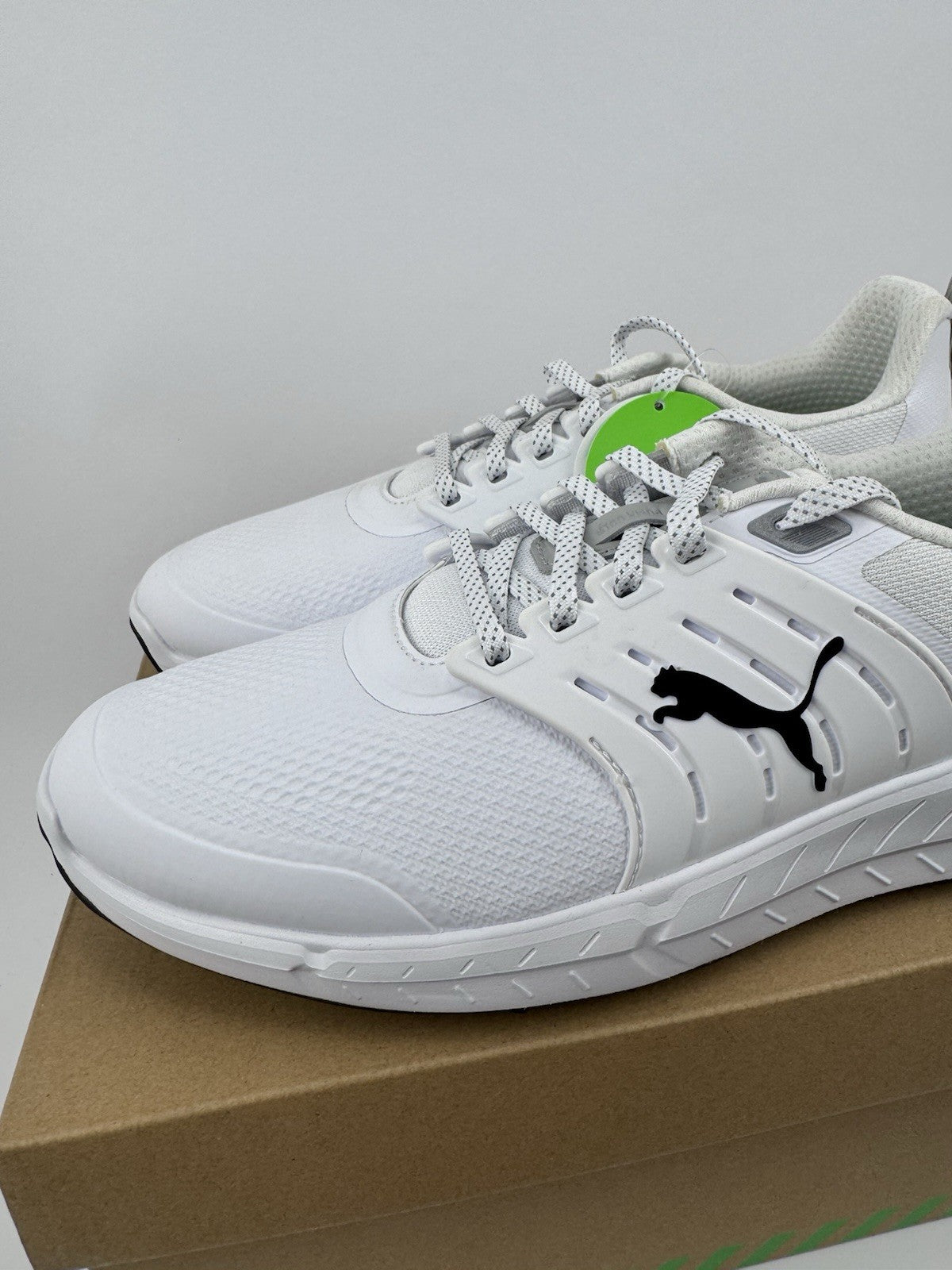 Puma Ignite Elevate 2 Tour Men's Golf Shoes Size UK 9 White Waterproof/321232