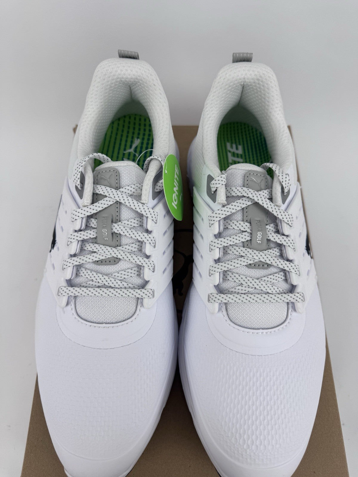 Puma Ignite Elevate 2 Tour Men's Golf Shoes Size UK 11 White Waterproof/319234