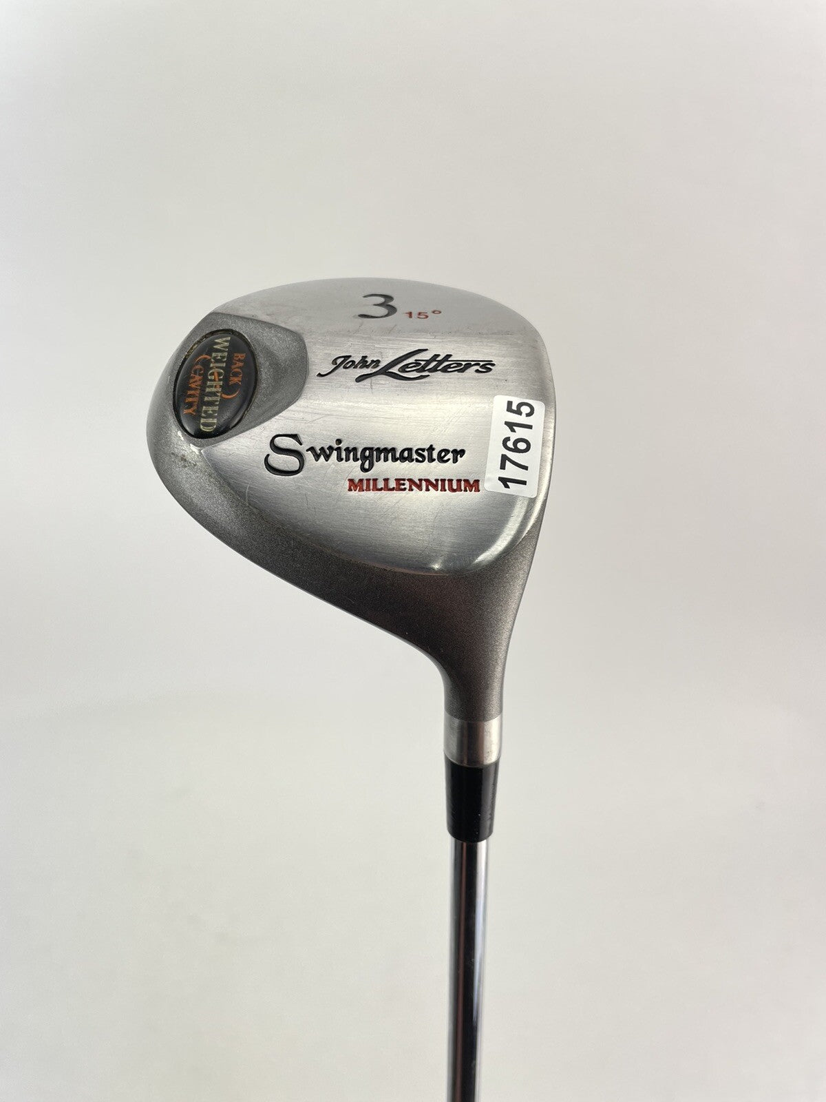 John Letters 3 Wood 15* Swingmaster Regular Steel /Right /New Grip /1761516