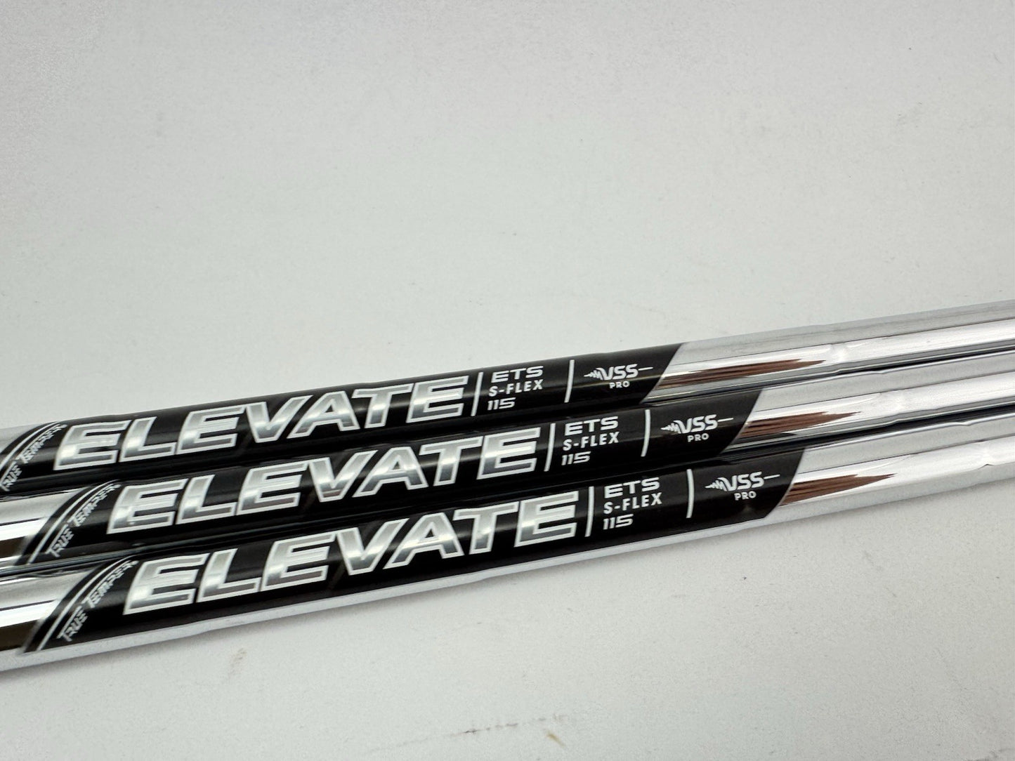Elevate Pro Wedge Shaft Set (3) Vss 115 Stiff Steel +1/2” /0.355 Tapered /271723