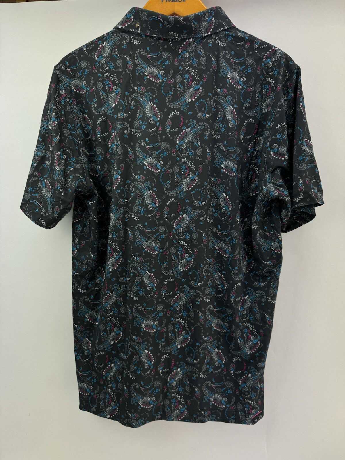 Puma Golf Mens Polo Shirt Cloudspun Paisley UK Medium /New /214108