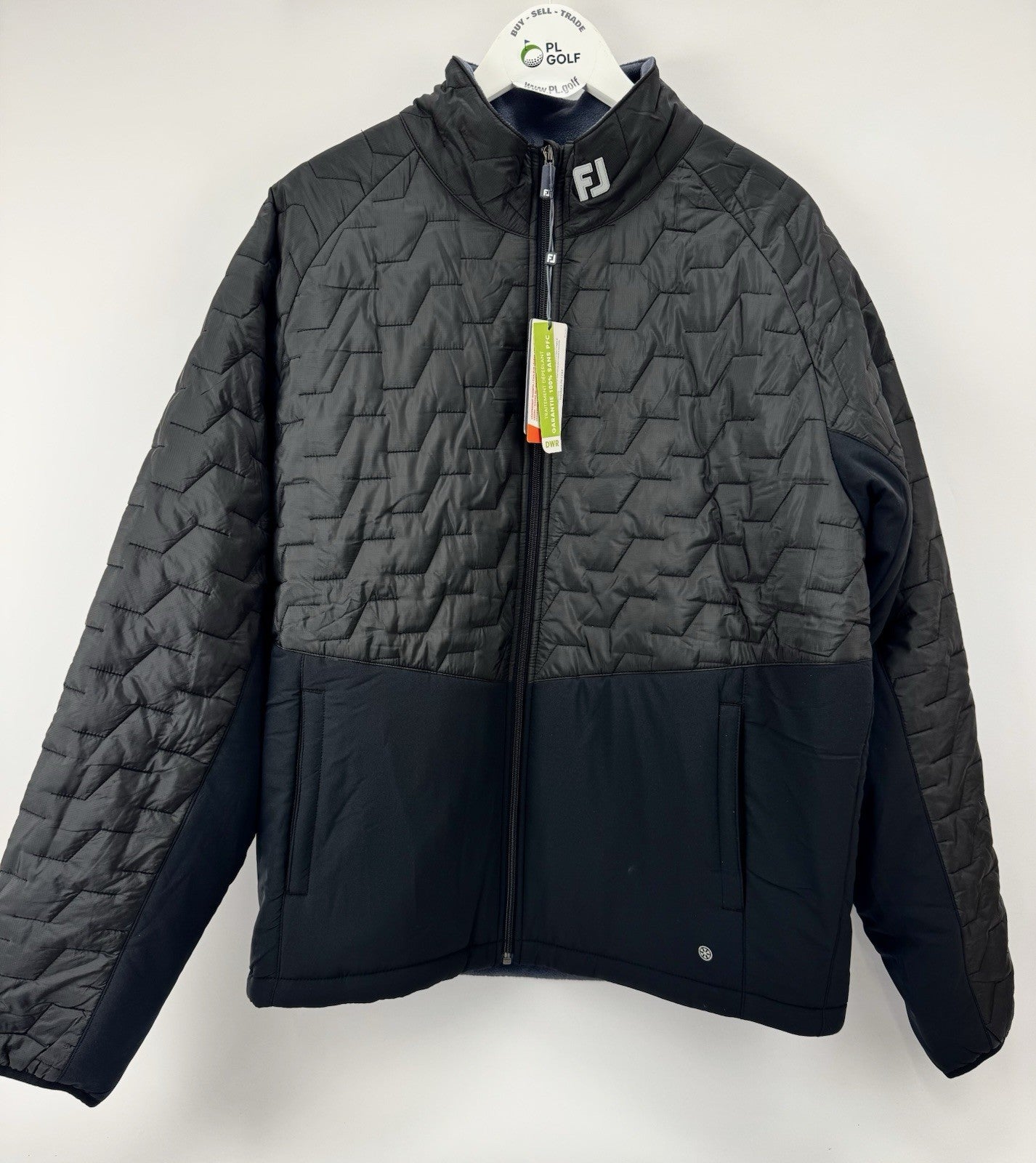 FootJoy ThermoSeries Insulated Quilted Golf Wind Jacket Mens Size XL Black/334490
