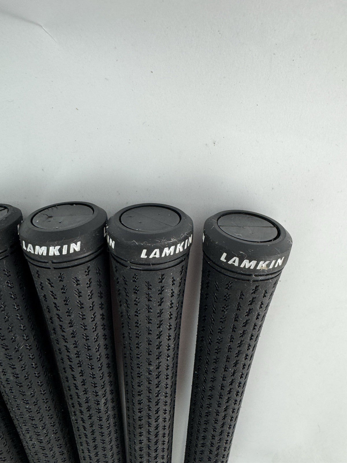 Lamkin Crossline 360 Golf Grips (5) Mens Standard /Black/White /Pulled /301165