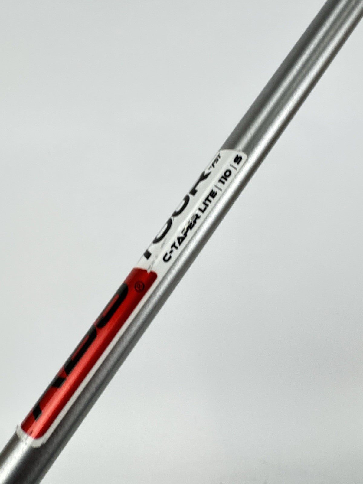 KBS Tour C-Taper Lite Iron Shaft 110 Stiff Flex Steel 35.5”/0.355 Tapered/318735