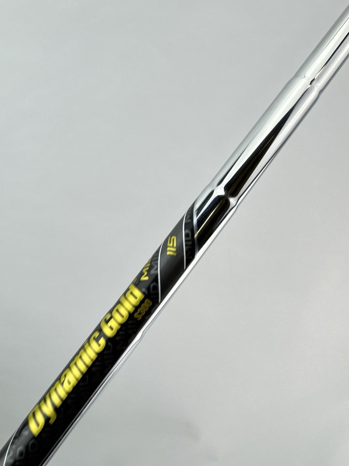 Dynamic Gold 115 Iron Shaft Mid S300 Stiff Flex Steel 36” /0.355 Tapered /294165
