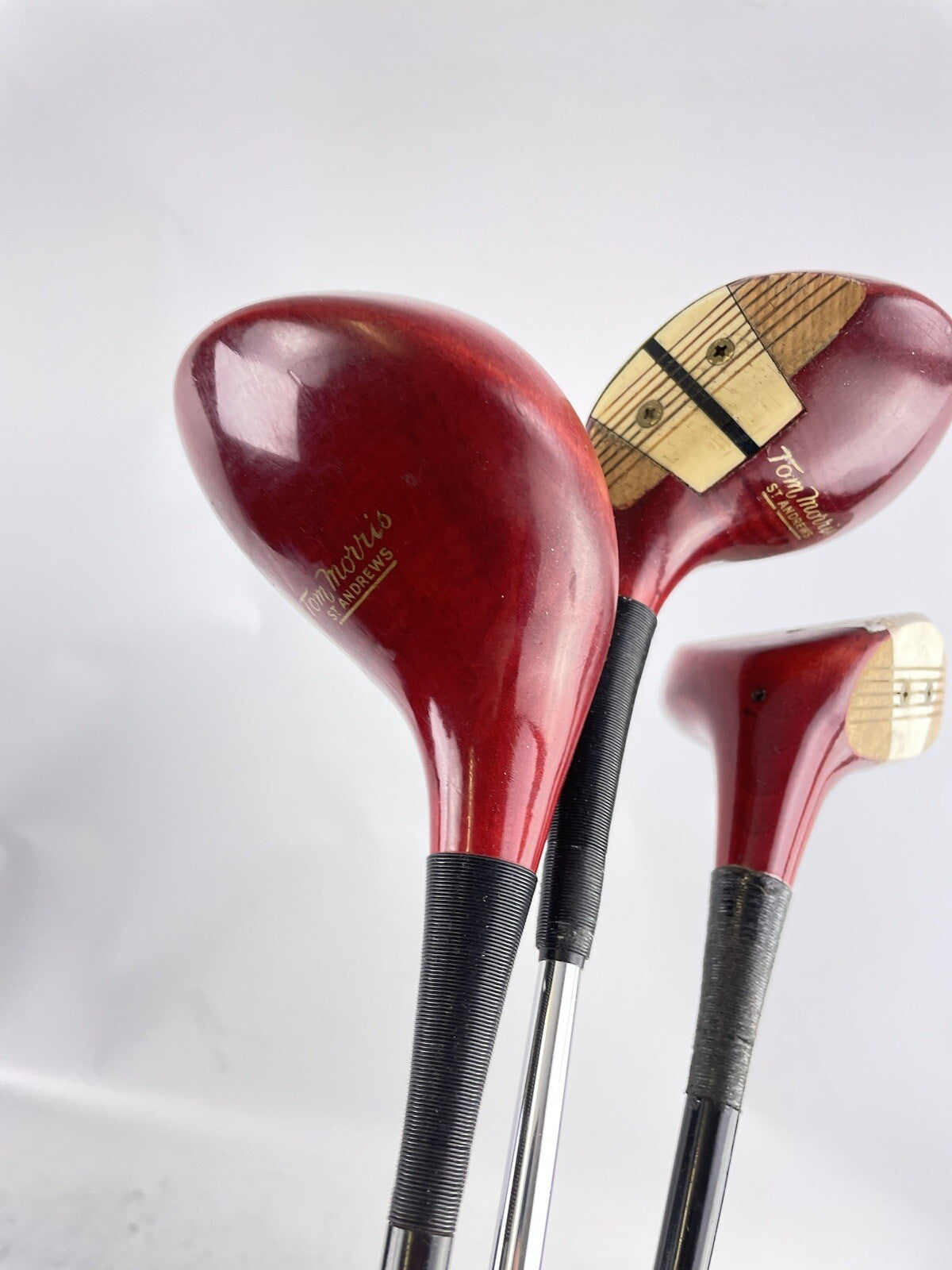 Tom Morris St Andrews Fairway Set 1,2&4 Woods Regular Steel /New Grips /89317
