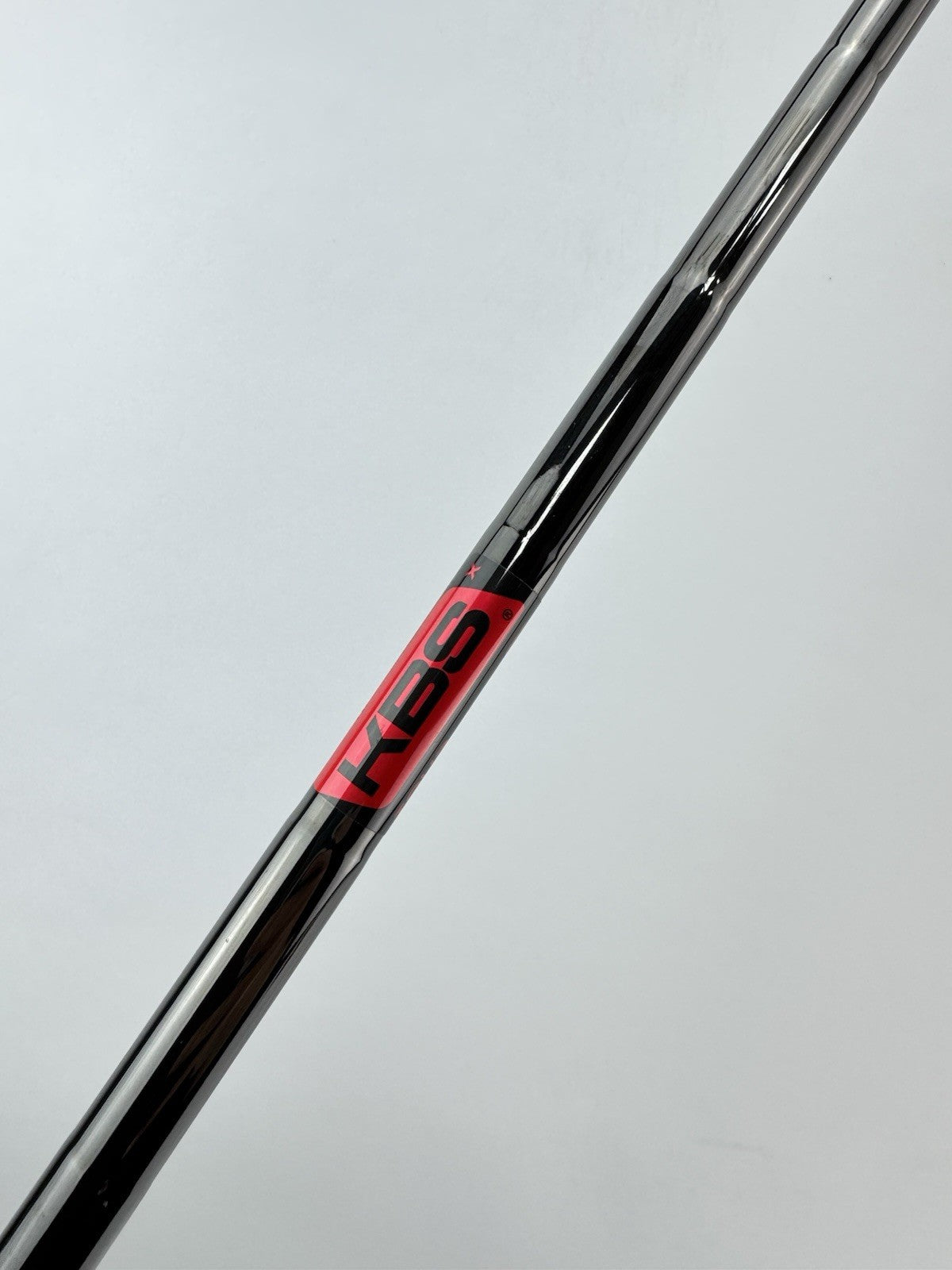 KBS Tour Blackout Iron Shaft X Flex Extra Stiff Steel 37/0.355 Tapered /259650
