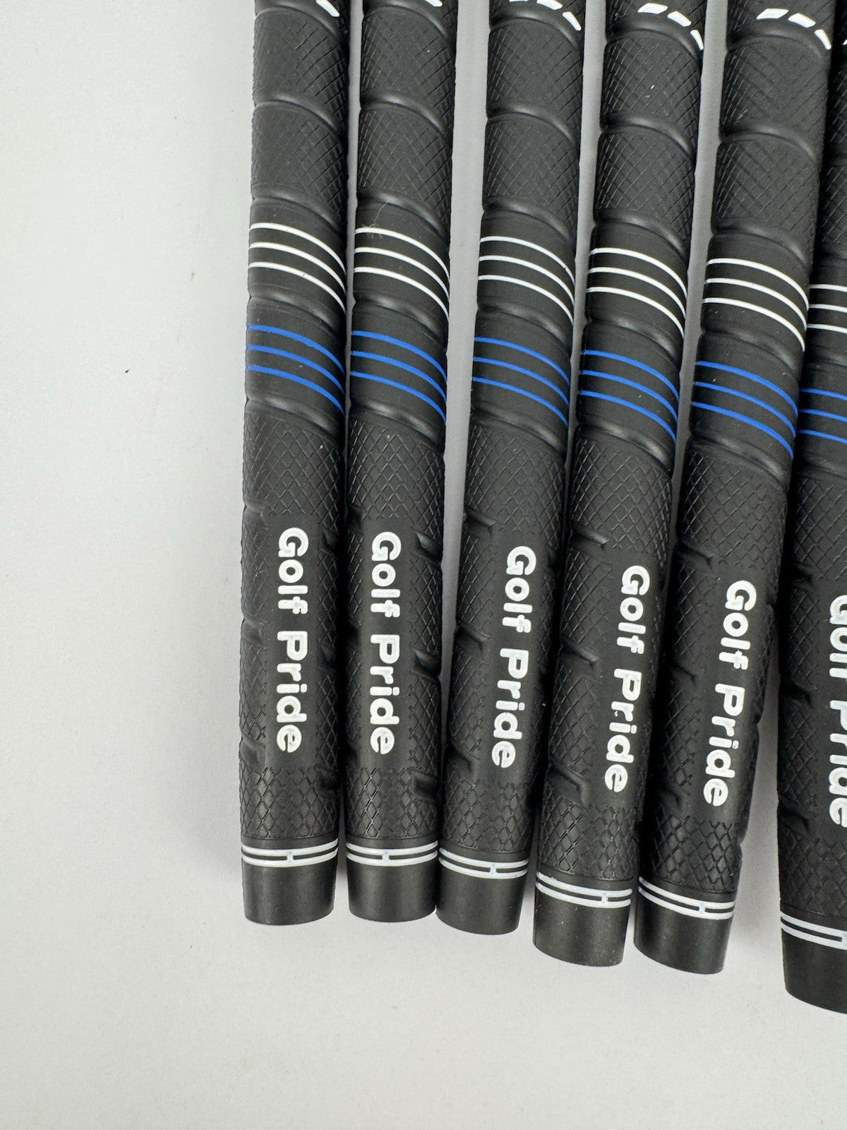 Golf Pride CP2 Wrap Golf Grips (6) Men’s Standard /Black/Blue /New /321372