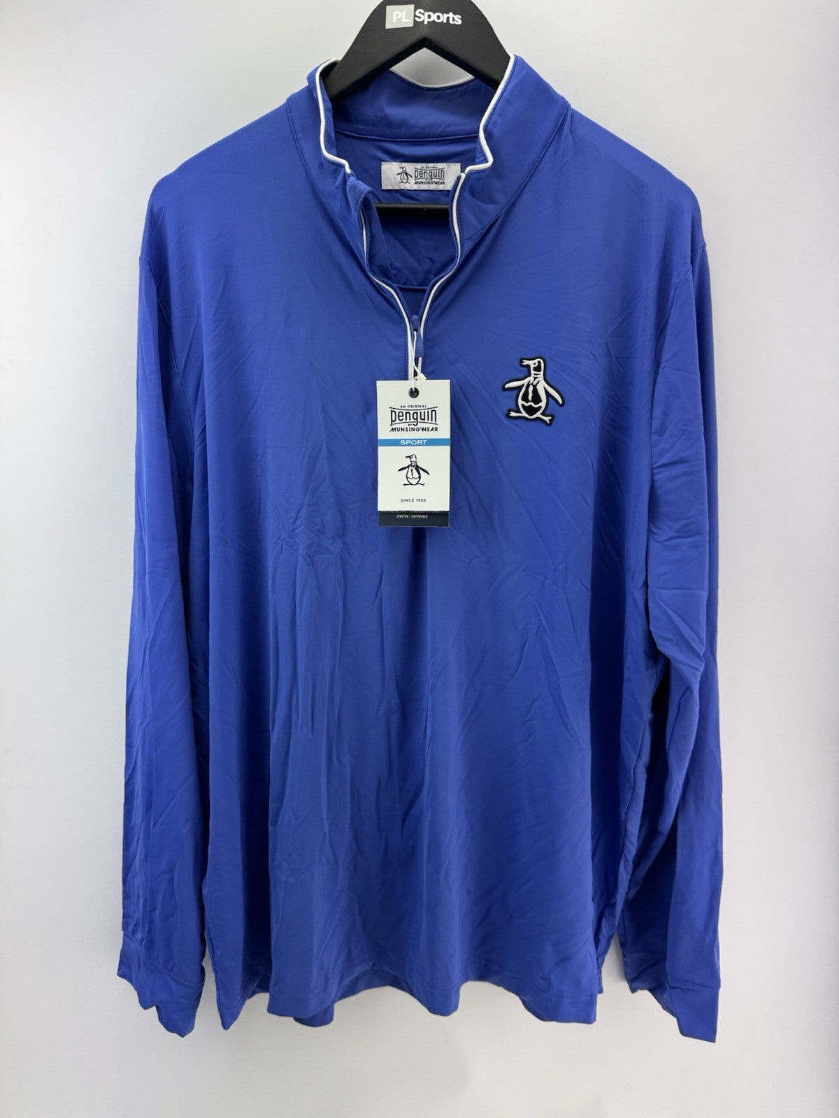 Original Penguin Golf Performance 1/4 Zip Earl Pullover Lightweight UK XL /300630