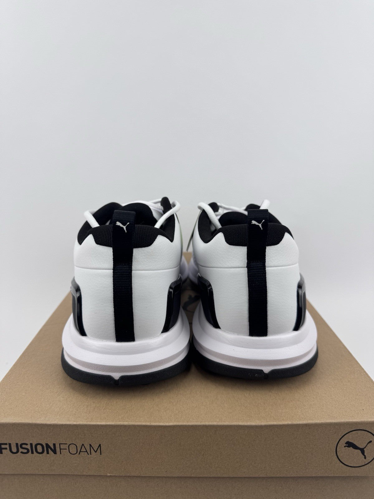 Puma Fusion Foam Fusion Plus Golf Shoes Mens Size UK 7.5 White Black/321594