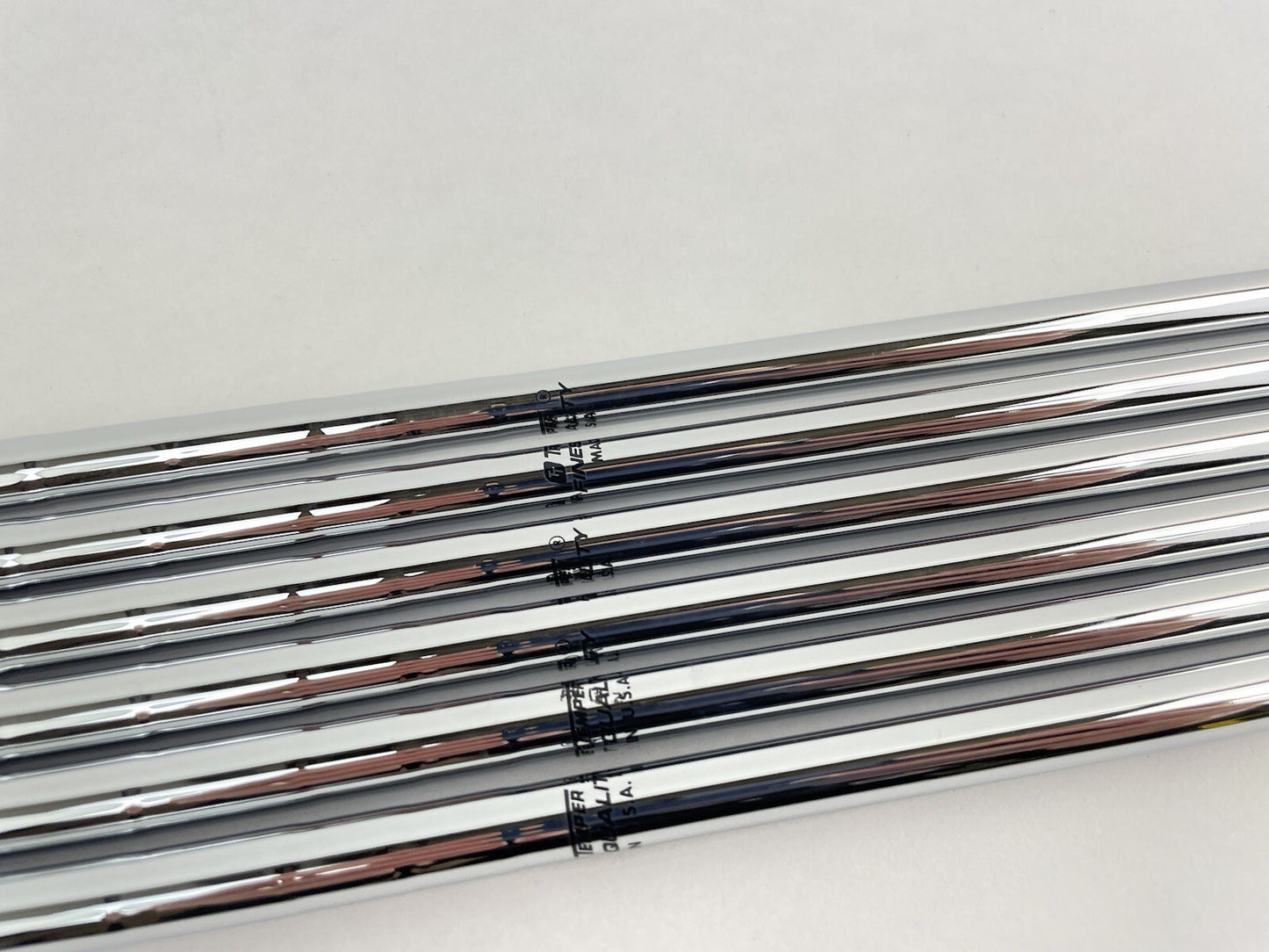 True Temper Iron Shaft Set Ladies/Junior Flex Steel (6) 0.370 Parallel 37" /New3