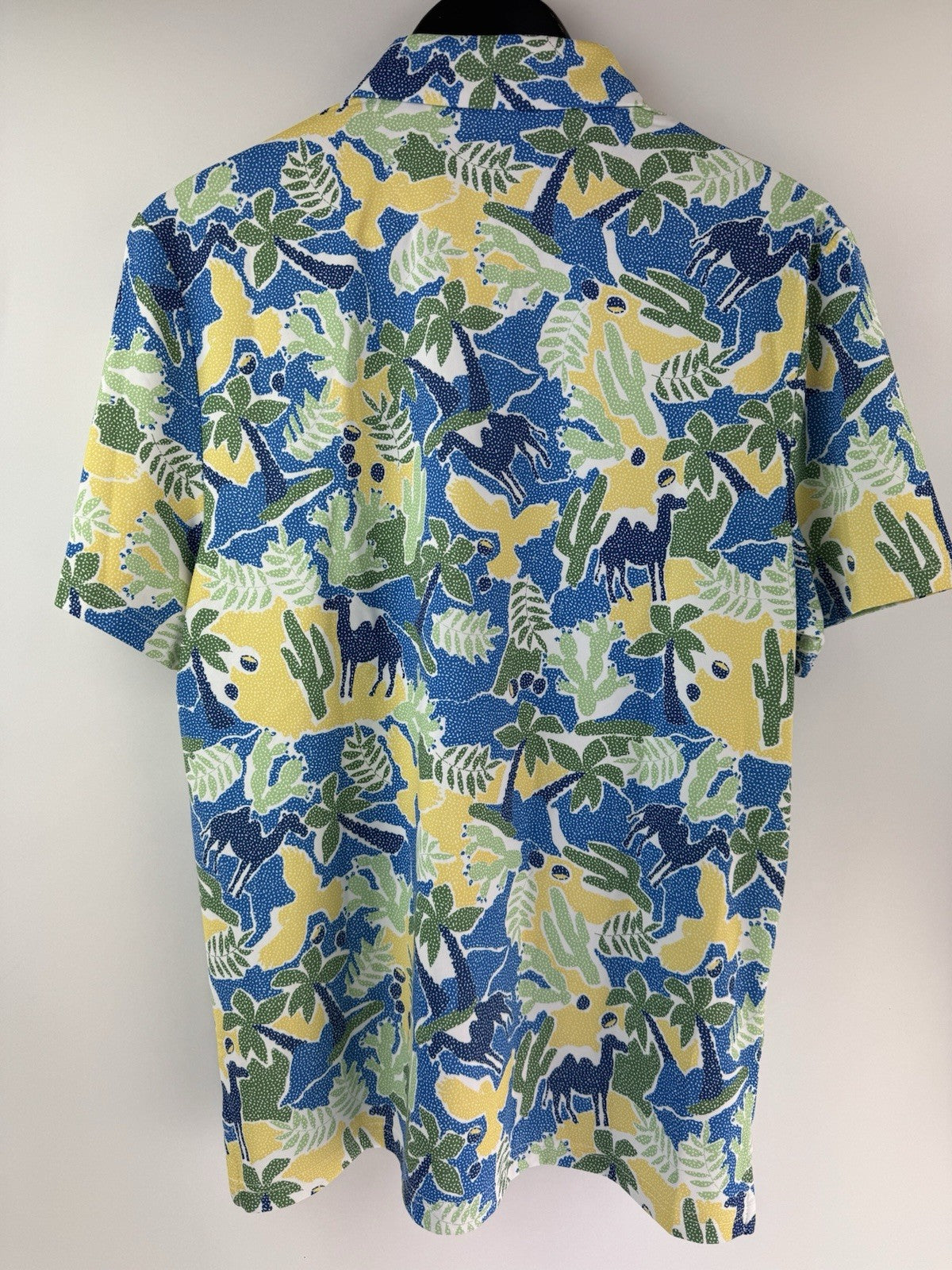 Men’s Original Penguin All Over Ibiza Print Golf Polo Shirt Size UK Small/ 311339