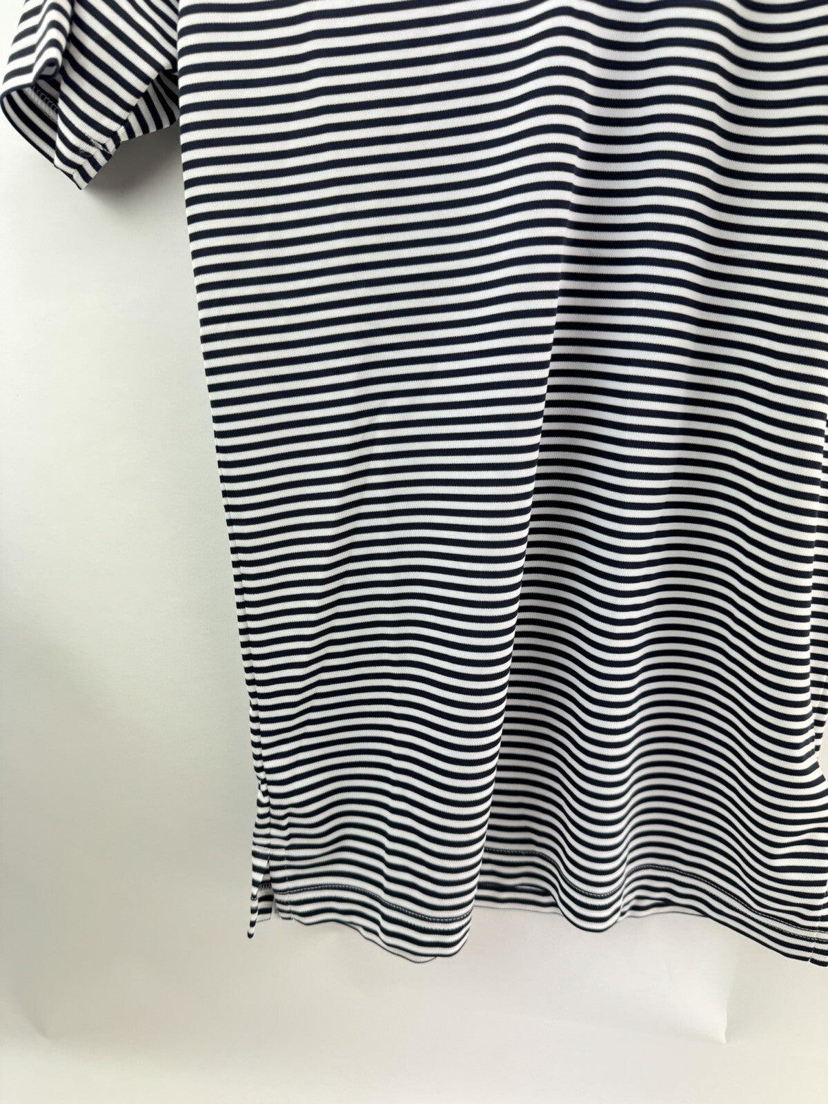 Puma Golf Pure Stripe Polo Shirt Mens UK Small /Black/White /New /207481