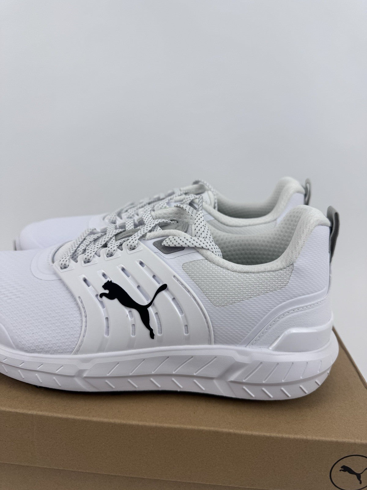 Puma Ignite Elevate 2 Tour Men's Golf Shoes Size UK 8.5 White Waterproof/319256