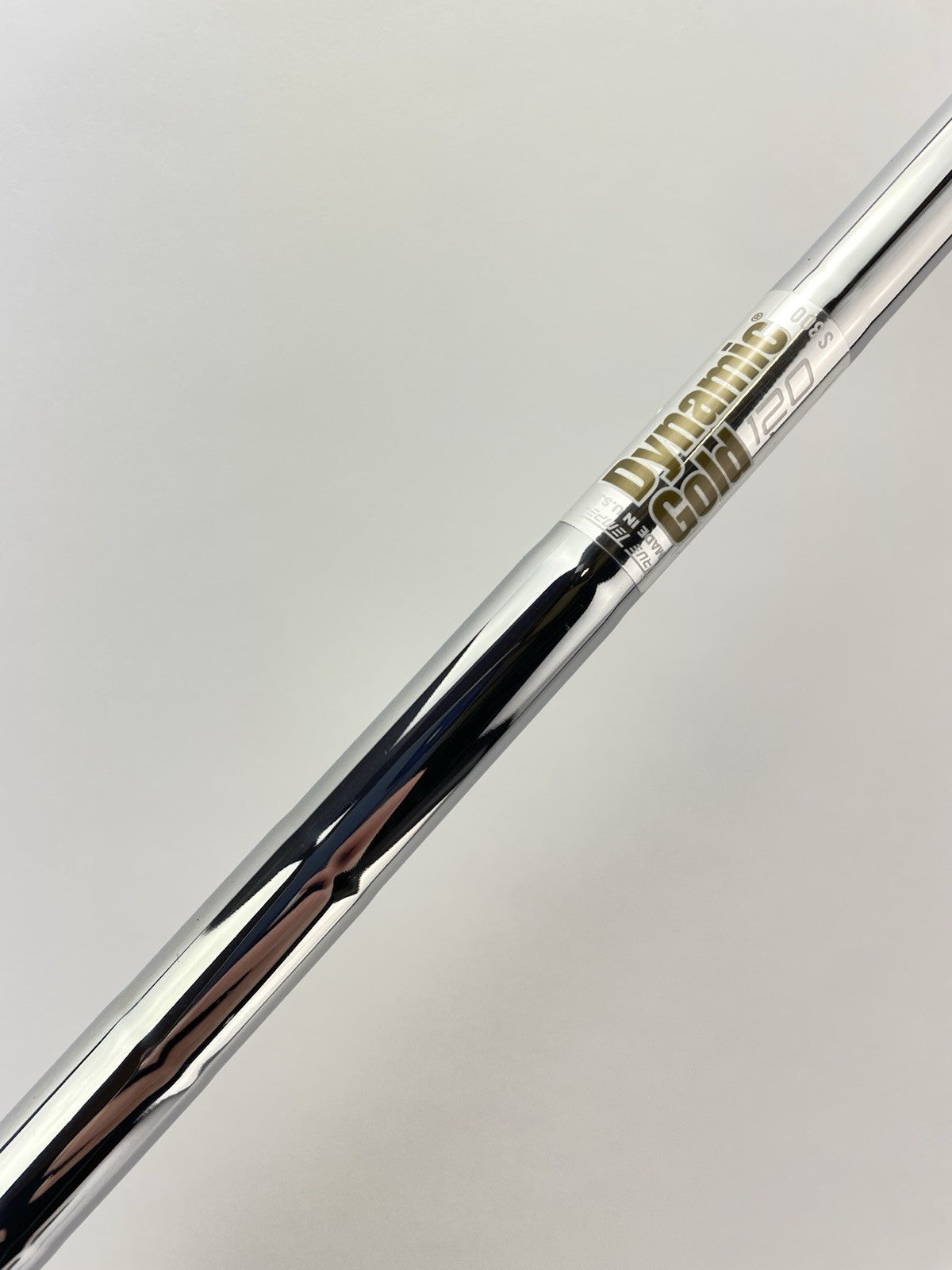 Dynamic Gold 120 Iron Shaft S300 Stiff Flex Steel 35.75 /0.355 Tapered /289121